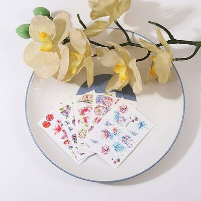Flower Nail Stickers