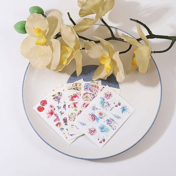 Flower Nail Stickers