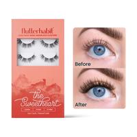 FlutterHabit The Sweetheart pack of 6 DIY false Eyelash Extensions. Under lash application method. Long-wearing - lightweight...