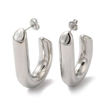 Non-Tarnish 304 Stainless Steel Stud Earrings
