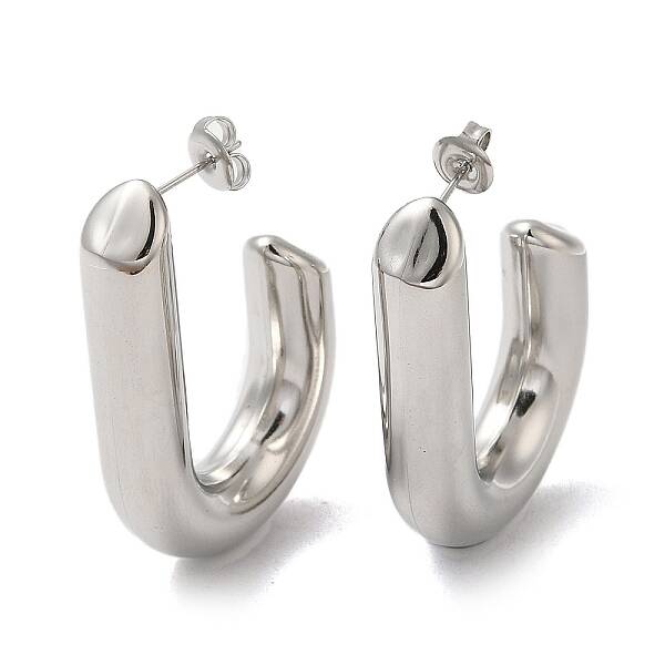 Non-Tarnish 304 Stainless Steel Stud Earrings