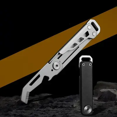 Multifunctional Bottle Cap Remover, 1 CountĀ Portable Manual Can Opener for Outdoor Camping, Multifunctional Portable Outdoor...