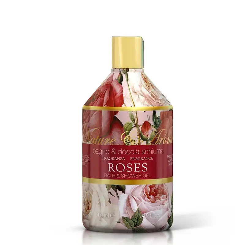 Rudy Nature & Arome bath & shower cream 500 ml roses