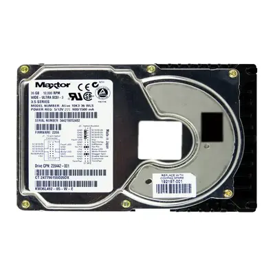 239442-001 HP 36.4GB Ultra-160 SCSI 10000 3.5-inch Hard Drive