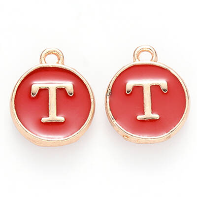 Golden Plated Alloy Enamel Charms