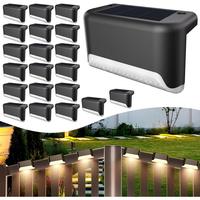 Solar Deck Lights Outdoor, 20 Pcs Solar Step Lights, Waterproof LED Solar Lights for Outdoor Stairs, Step, Fence, Yard, Patio...