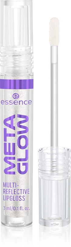 Essence Meta Glow Multi-Reflective Lip Gloss Holographic Effect Color 01 Cyber Space 3 Ml