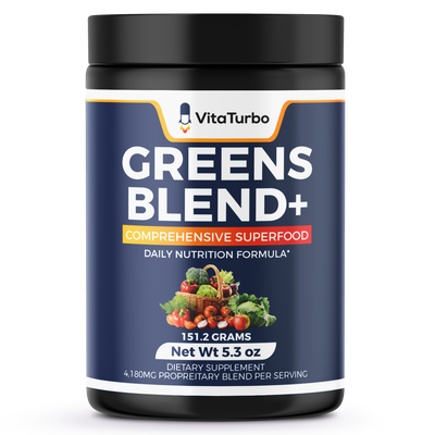 Greens Powder Blend+  5.3 Oz - 4180mg Per Serving