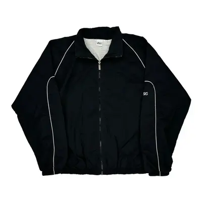 Greater Springfield Harriers Asics Track Jacket - Large Black Nylon
