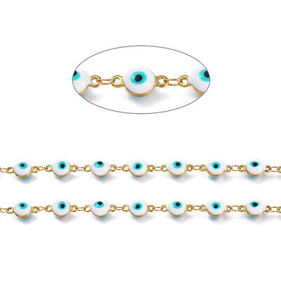 Handmade Enamel Link Chains