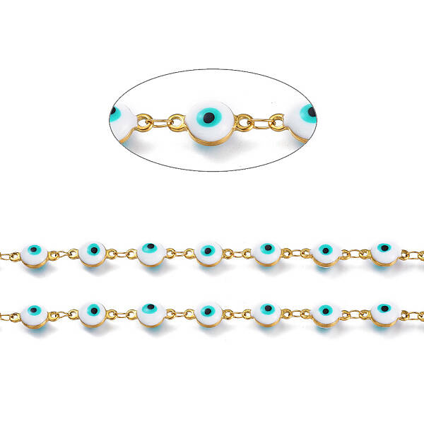 Handmade Enamel Link Chains