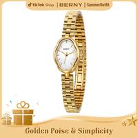 BERNY Gold Watches for Women – High Quality, Elegant, Dainty Ladies Vintage Quartz Watch, 3ATM Waterproof, Fashionable Fema...