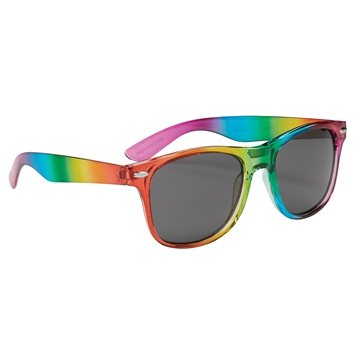 100 Customized Rainbow Malibu Sunglasses - UV400 Protection & ...