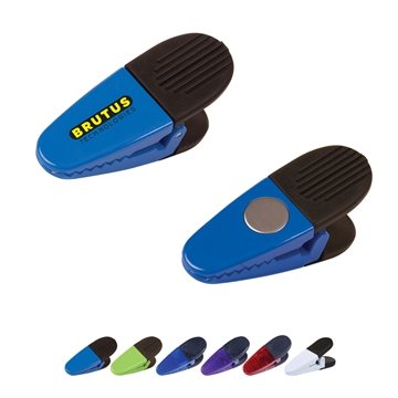 100 Custom Jumbo Magnetic Memo Clip - Strong Magnet & Spring ...