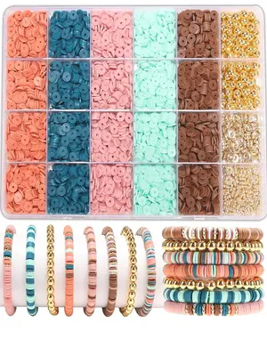 Boho Style Beaded Bracelet Kit, Fashionable Beaded Bracelet Making Kit for Girls, DIY Jewelry Making Kit for Women & Girls fo...