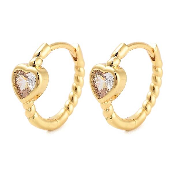 Rack Plating Brass Hoop Earrings