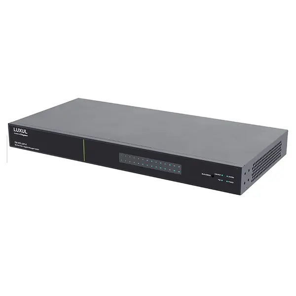 SW-615-24P-R Luxul 24 PoE+ and 4 SFP+ 10Gb L2/L3 Gigabit Managed Switch