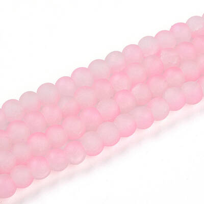 Crackle Glass Beads Strands