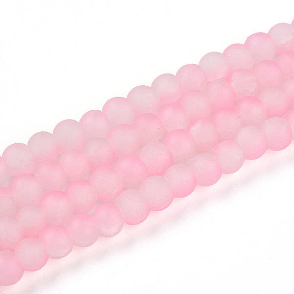 Crackle Glass Beads Strands