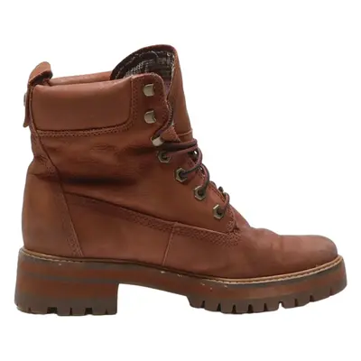 TIMBERLAND Lace-Up Boots Brown Leather Womens UK 6