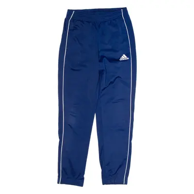 ADIDAS Mens Track Pants Blue Tapered S W28 L30