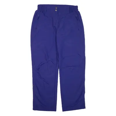 CRIVIT Trousers Purple Loose Straight Womens W29 L29