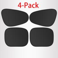 Car Side Window Sun Shade: Electrostatic, 4 Pack Ultra - Light, 4 - Layer, Foldable