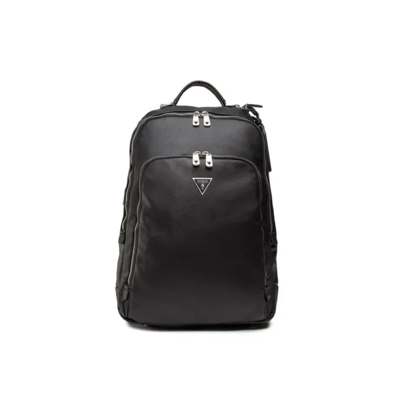 Guess, Certosa, fabric backpack, black, HMCERTP2297BLA, for men