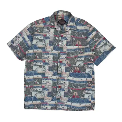 Rudnick Seasons Hawaiian Shirt - XL Multicoloured Cotton