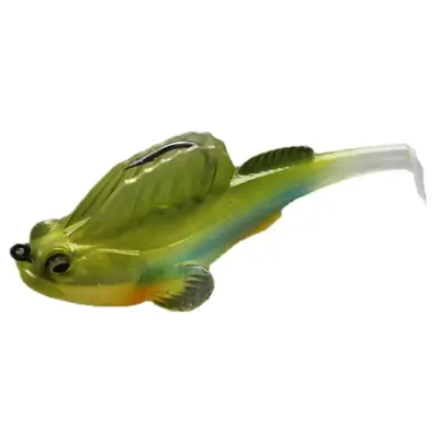 Ultimate Lure Pre-Rigged Weedless Bait with Paddle Tail 0.5oz/ 3.15in Saltwater Jig Head Soft Plastics Swimbaits for Bass Fi...