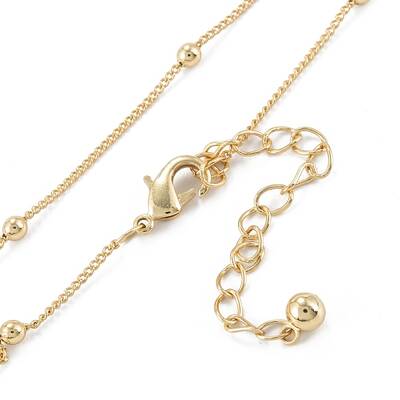 Brass Satellite Chain Necklaces