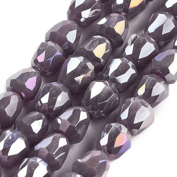 Electroplate Glass Beads Strands