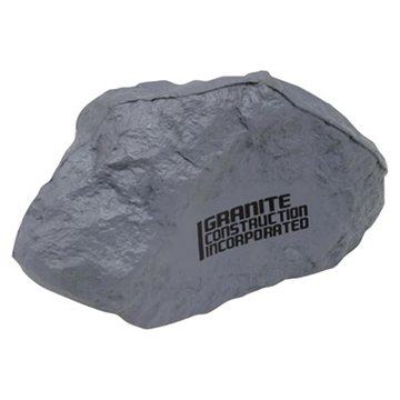 100 Promotional Gray Rock - Stress Reliever - Polyurethane