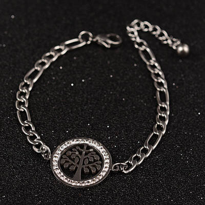 Tree of Life 304 Stainless Steel Link Bracelets
