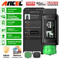 ANCEL HD200 Bluetooth Heavy Duty Truck Scanner All System Diesel Diagnostic Tool HDOBD & OBD2 Code Reader （Speed Limit Rese...