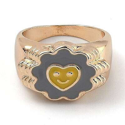 Alloy Enamel Finger Rings