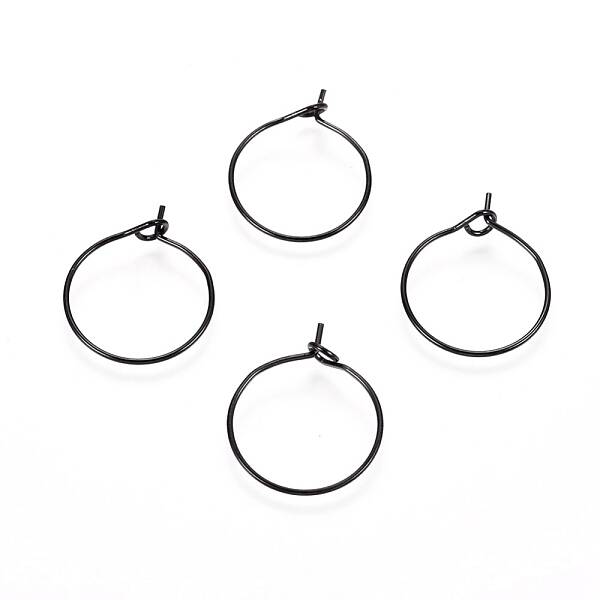 316L Surgical Stainless Steel Hoop Earring Findings