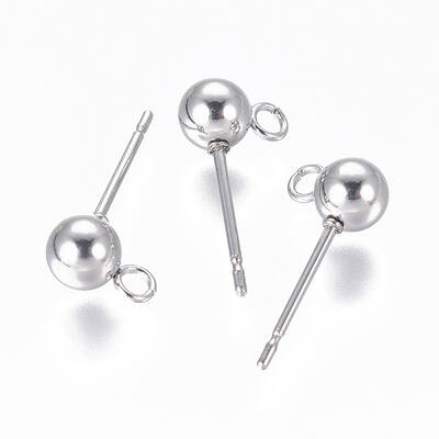 Non-Tarnish 304 Stainless Steel Ear Stud Components