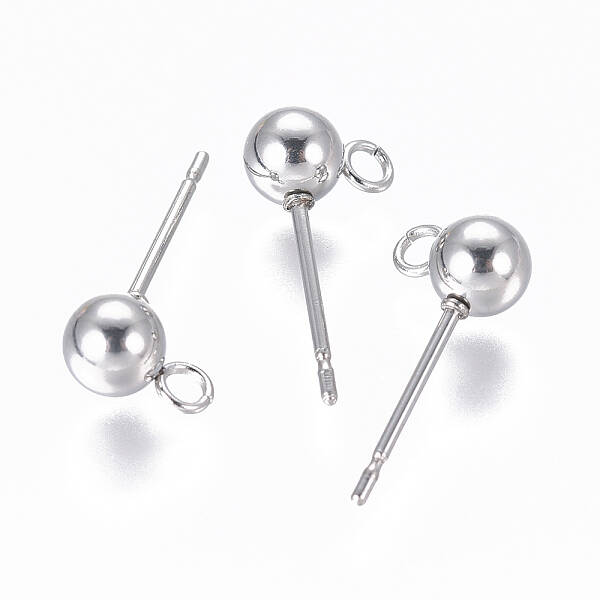 Non-Tarnish 304 Stainless Steel Ear Stud Components