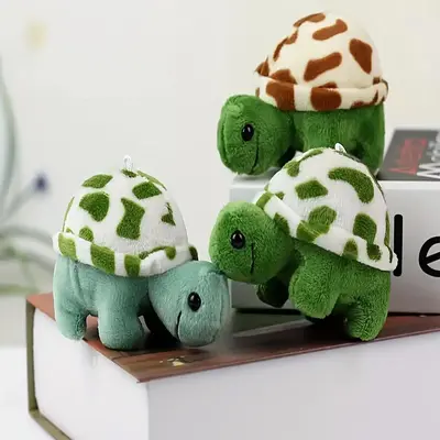 Random Color Cartoon Turtle Shaped Plush Toy For Kids & Pet, 1 Count Pet Accompany & Interactive Toy, Fun Toys for Teens Girl...