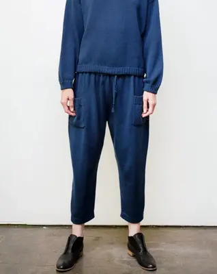 mimi hand knit pant - blue | Size: medium