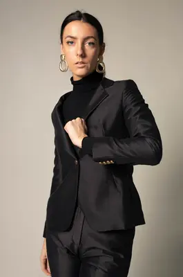 Women's Blazer/Suit in Black | Size: L | Color: black