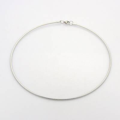 Non-Tarnish Casual Style 304 Stainless Steel Snake Chain Choker Necklaces
