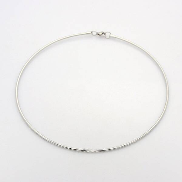 Non-Tarnish Casual Style 304 Stainless Steel Snake Chain Choker Necklaces