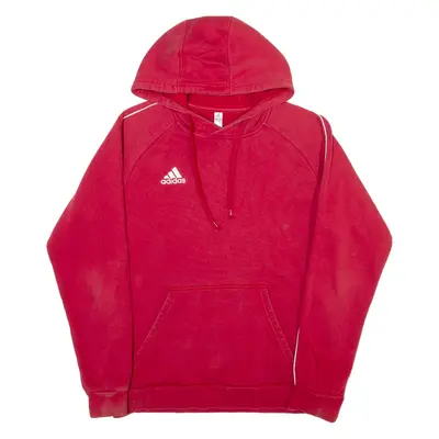 ADIDAS Mens Red Hoodie M