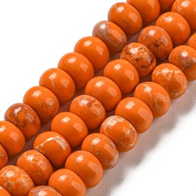 Synthetic Imperial Jasper Dyed Beads Strands