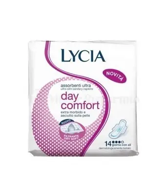 Lycia Ultra Thin Pads With Wings X 14