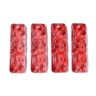 Baking Paint Glass Pendants