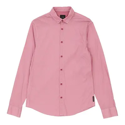 Armani Exchange Slim Shirt - XS Pink Cotton