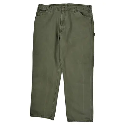 Dickies Carpenter Trousers - 39″ Waist Khaki Cotton